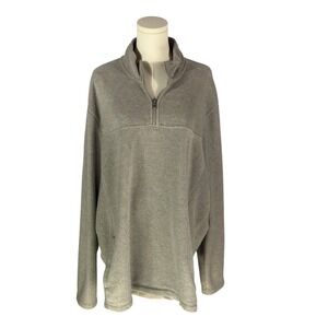 Croft & Barrow Tan Pullover Fleece (Size XXL)